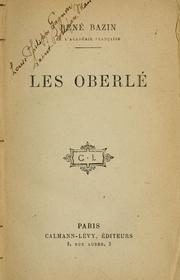 Cover of: Les Oberlé