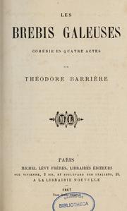 Cover of: Les brebis galeuses: comédie en quatre actes