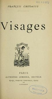 Cover of: Visages by Francis Chevassu