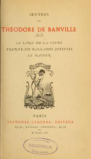 Cover of: Oeuvres by Théodore Faullain de Banville