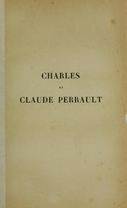 Cover of: Mémoires de ma vie by Charles Perrault