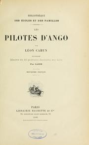 Cover of: Les pilotes d'Ango