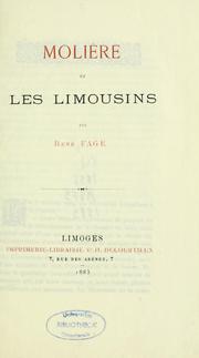 Cover of: Molière et les Limousins