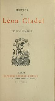 Cover of: Le Bouscassié