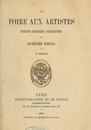 Cover of: La foire aux artistes by Aurélien Scholl