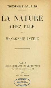Cover of: Oeuvres complètes