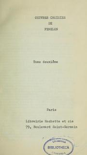 Cover of: Oeuvres choisies