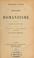 Cover of: Oeuvres complètes