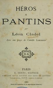 Cover of: Héros & pantins