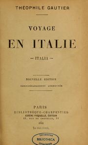 Cover of: Oeuvres complètes by Théophile Gautier