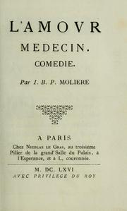 Cover of: L'amour médecin