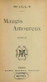 Cover of: Maugis amoureux: roman