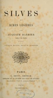 Cover of: Silves et rimes légères