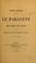 Cover of: Le paravent de soie et d'or