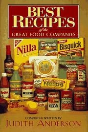 Cover of: Best Recipes of the Great Food Companies