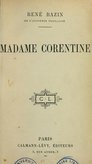Cover of: Madame Corentine by René Bazin