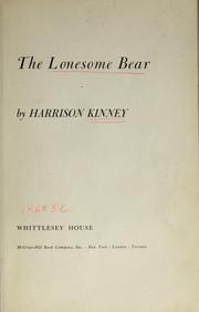 Cover of: The lonesome bear