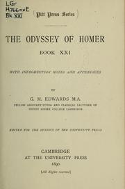 Cover of: The Odyssey, Book XXI by Όμηρος (Homer)