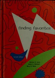 Cover of: Finding favorites | Bernice Elizabith Leary