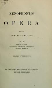 Cover of: Opera by Xenophon