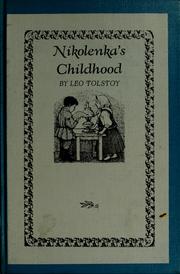 Cover of: Nikolenka's Childhood