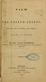 Cover of: A view of the United States: for the use of schools and families