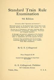 Cover of: Standard train rule examination