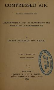 Cover of: Compressed air