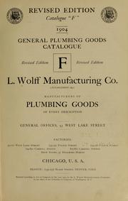 Cover of: General plumbing goods