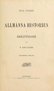 Cover of: Allmänna historien i berättelser