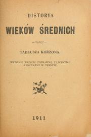 Cover of: Historya Wieków Średnich