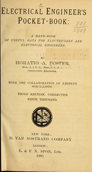 Cover of: Electrical engineer's pocket-book