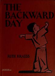 Cover of: The backward day by Ruth Krauss