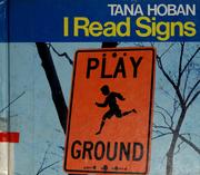 I read signs by Tana Hoban