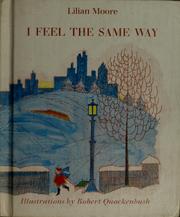 Cover of: I feel the same way by Lilian Moore