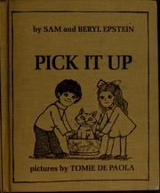 Cover of: Pick it up by Sam Epstein