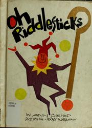 Cover of: Oh riddlesticks! by Ann Bishop