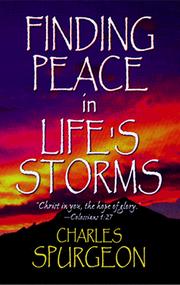 Cover of: Finding peace in life's storms
