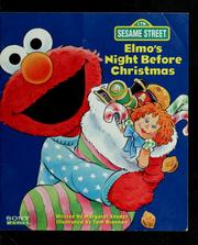 Cover of: Elmo's night before Christmas by Margaret Snyder