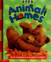 Cover of: Animal homes by Sally Hewitt