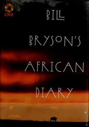Cover of: Bill Bryson's African diary