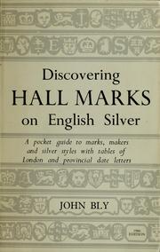 Cover of: Discovering hall marks on English silver