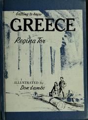Cover of: Getting to know Greece | Regina Tor