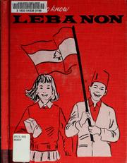 Cover of: Getting to know Lebanon