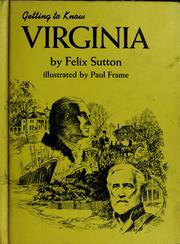 Cover of: Getting to know Virginia