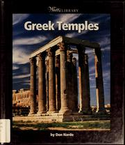 Cover of: Greek temples