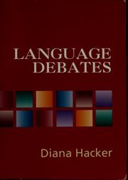 Cover of: Language debates by Diana Hacker