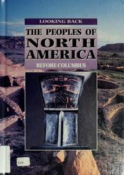 Cover of: The peoples of North America before Columbus by Christine Hatt