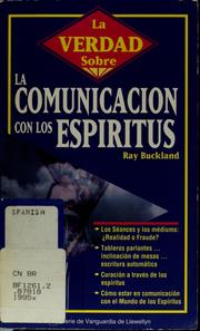 Cover of: La comunicación con los espíritus