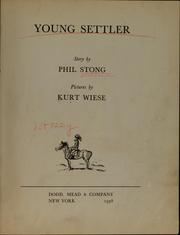 Cover of: Young settler